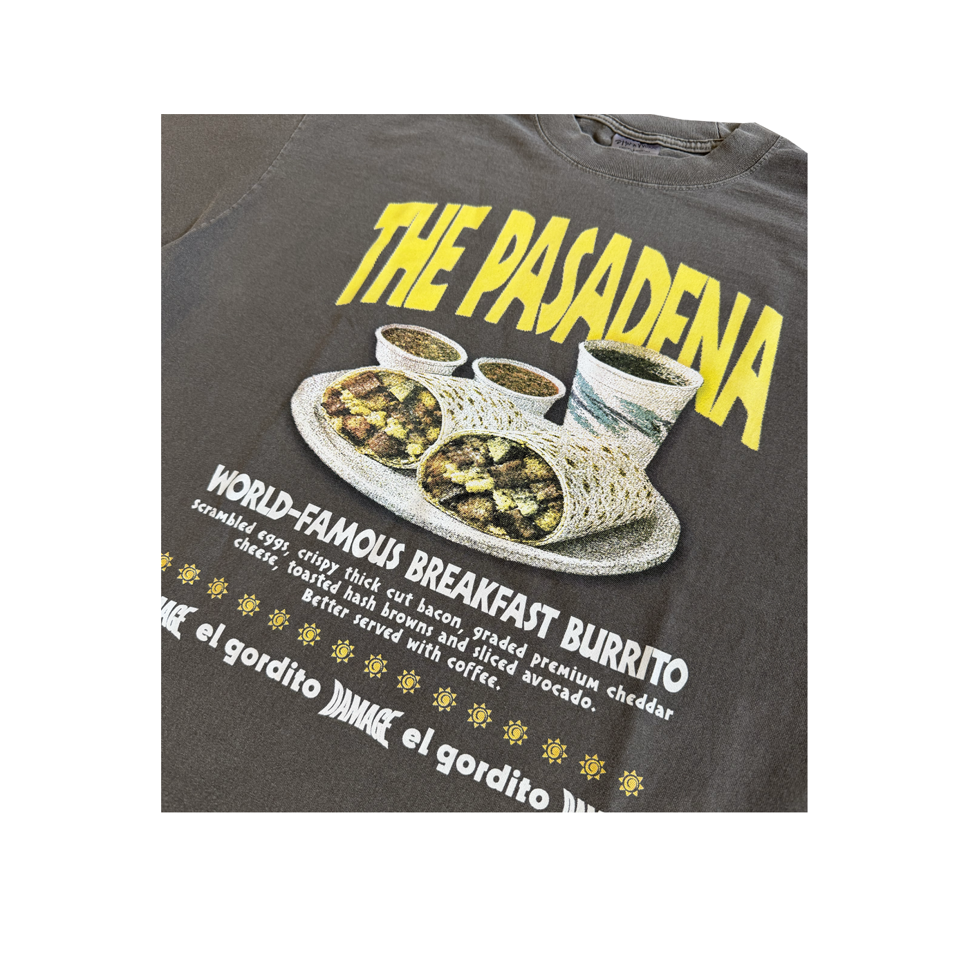 DMG / EL GORDITO PASADENA TEE GREY