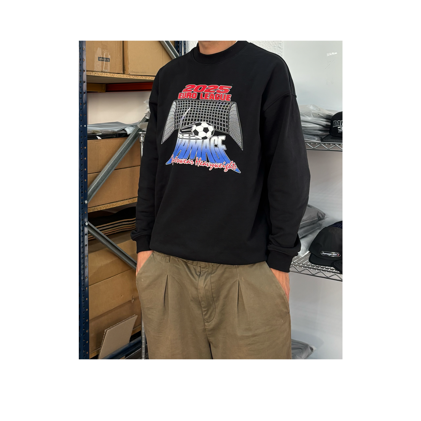 Euroliga Crew Black Sport Grey