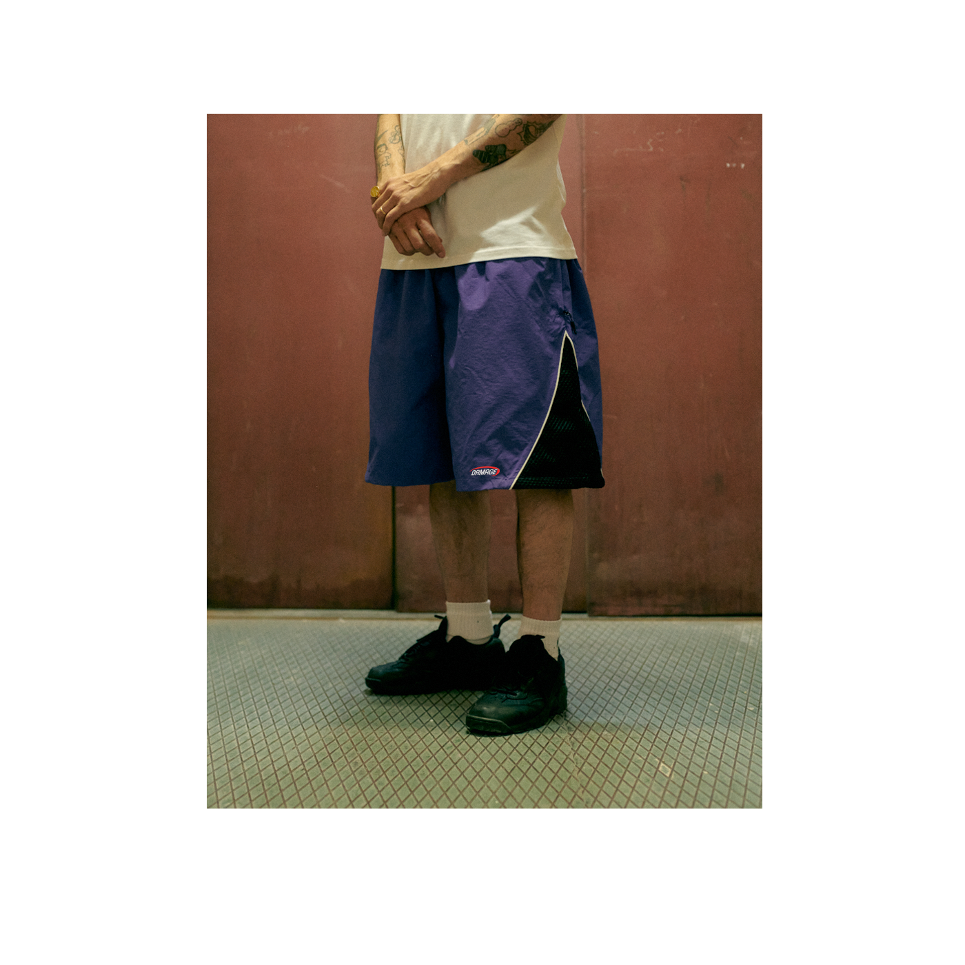 Fastrack Shorts Purple