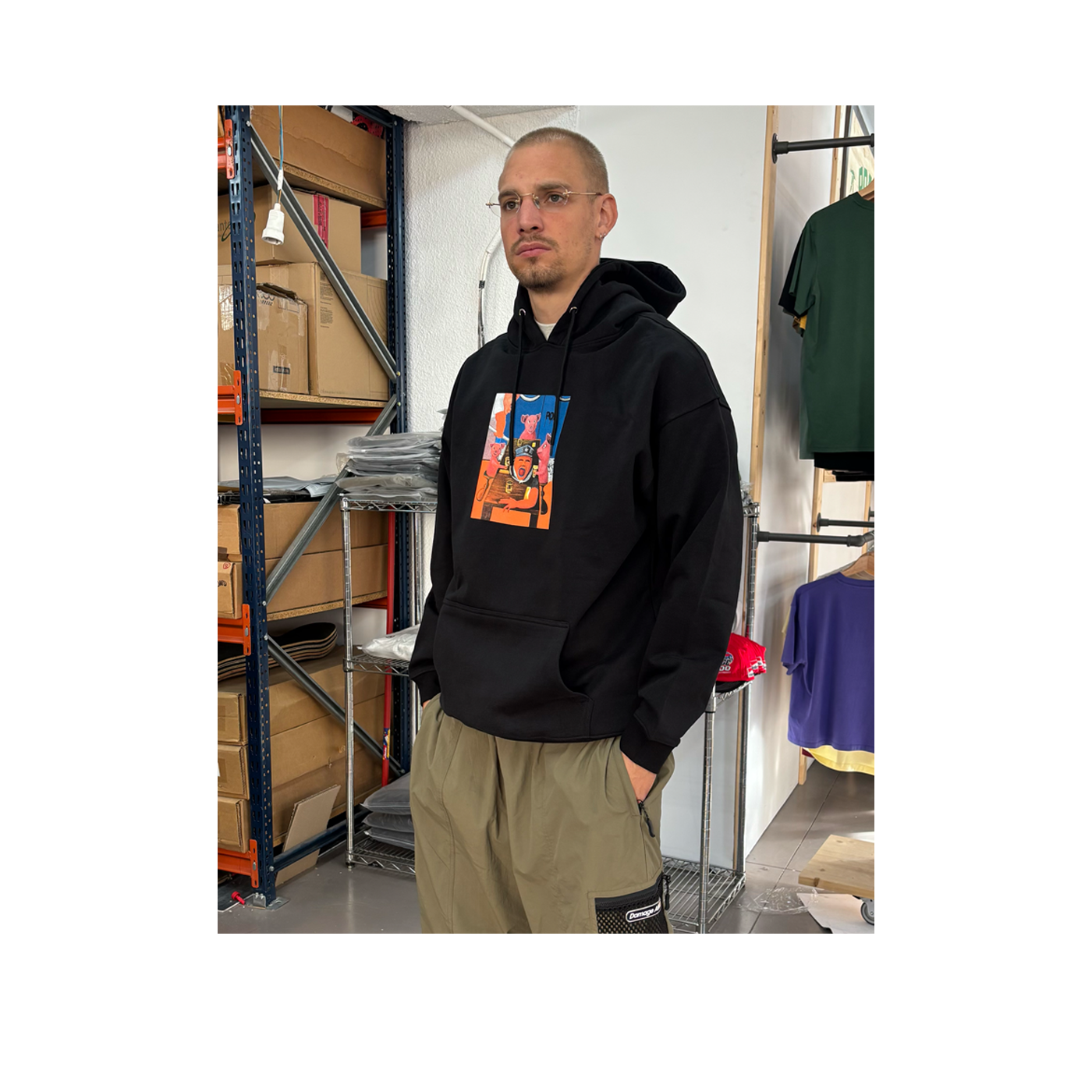 Poh Banquete Hoodie Black