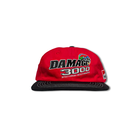 D3000 6 Panel Cap Red