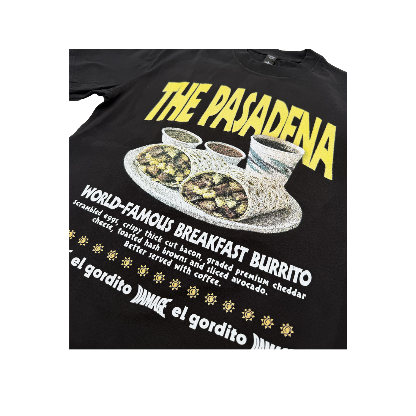 DMG  / EL GORDITO PASADENA TEE BLACK