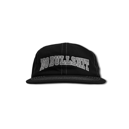 NO BS 6 Panel Cap Black