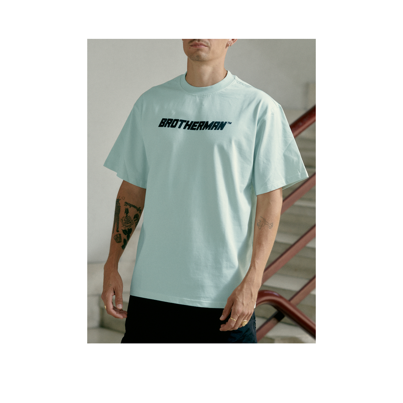 Brotherman Tee Baby Blue