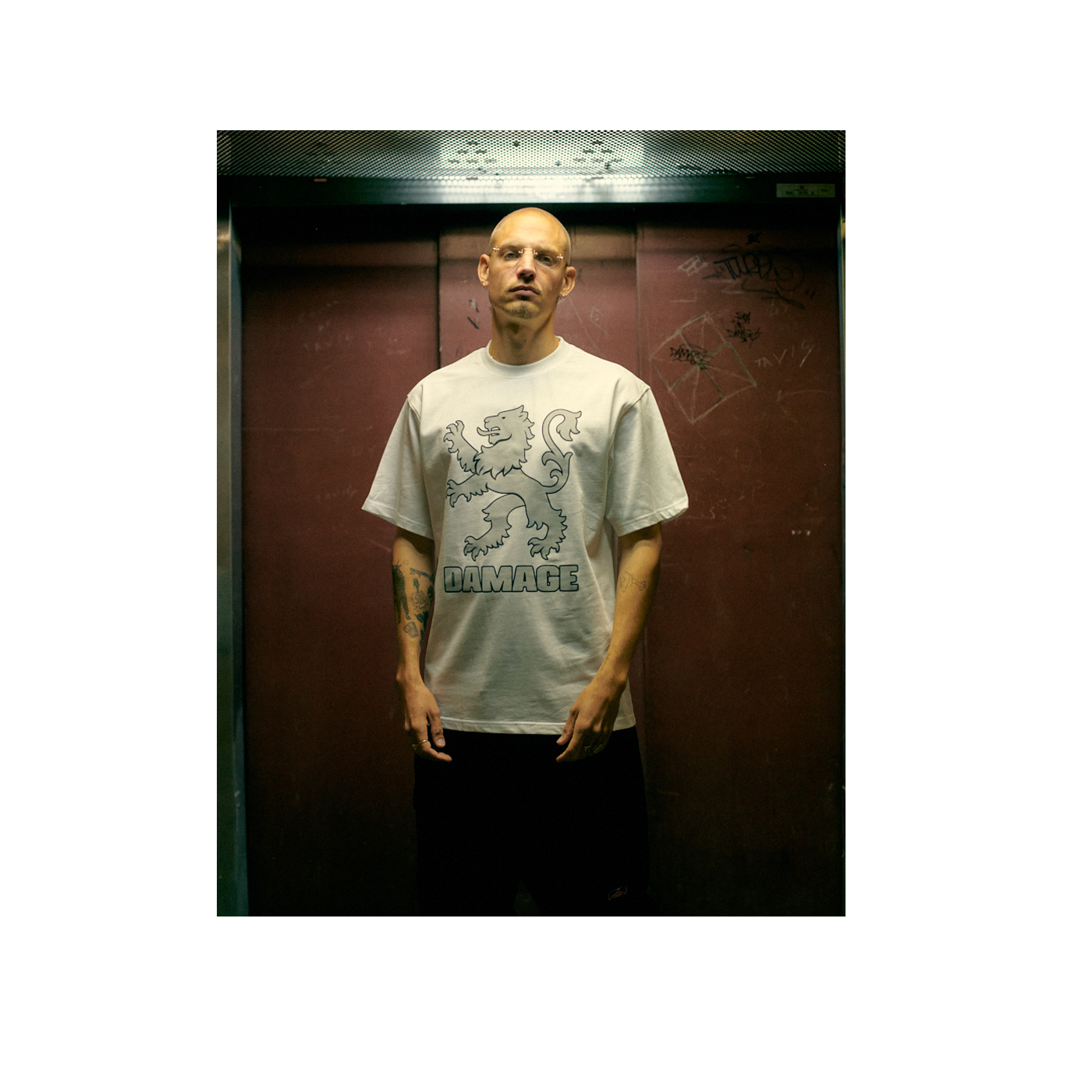 Heraldic Tee White