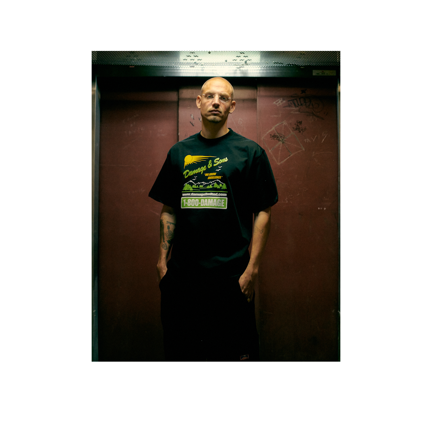 Landscapers Tee Black