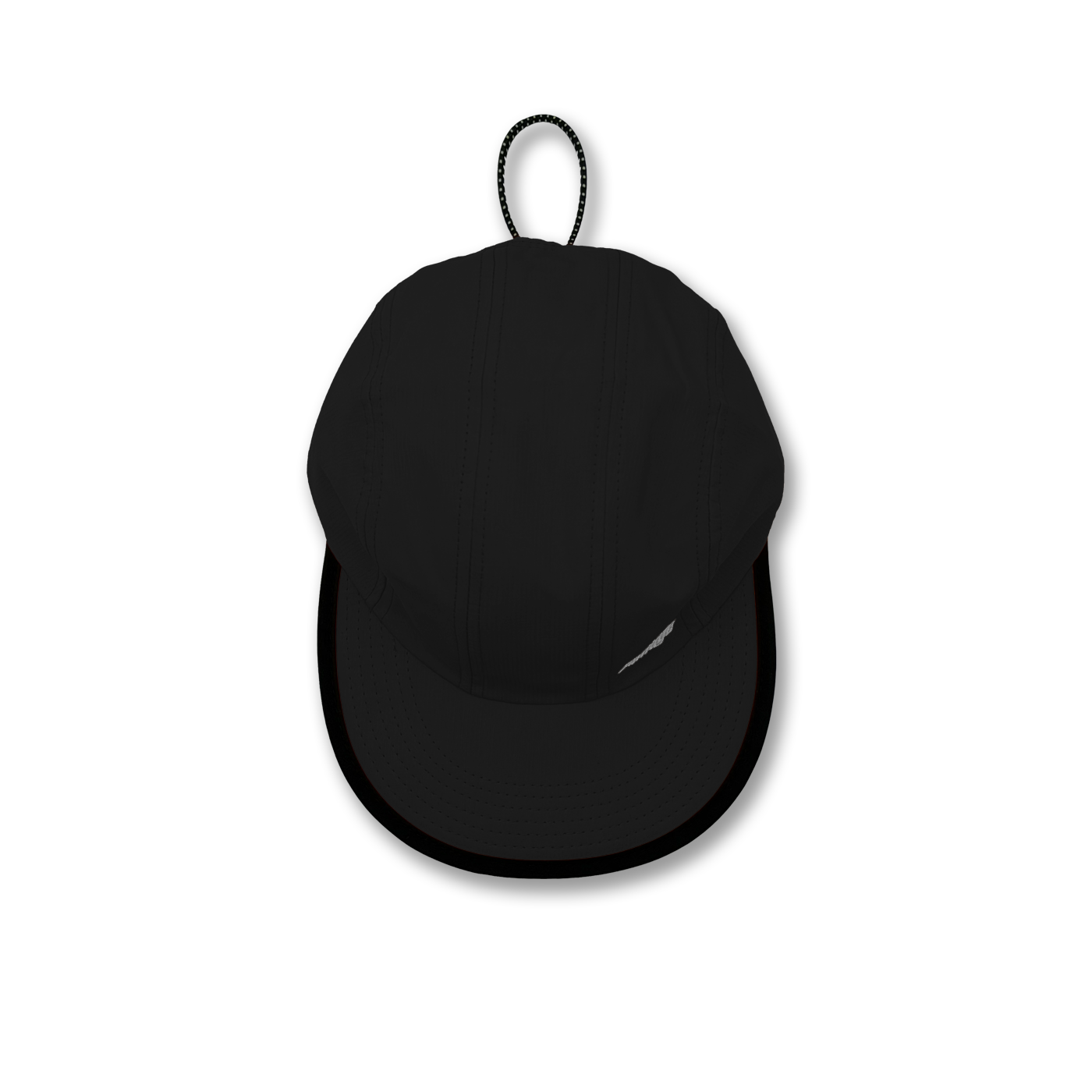Foamie 5 Panel Cap Black
