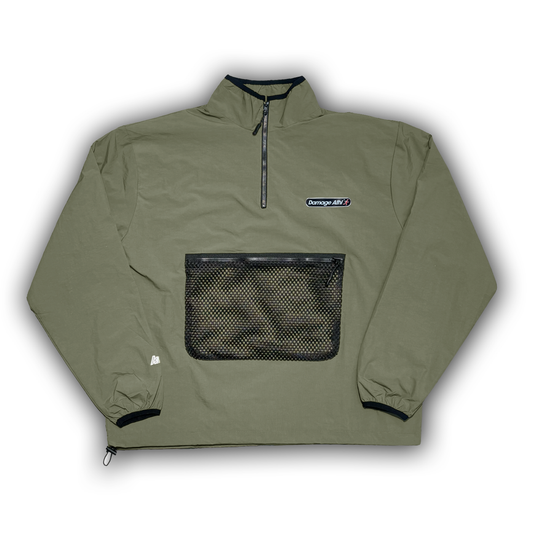 Tundra Quarter Zipper Jacket Army Green