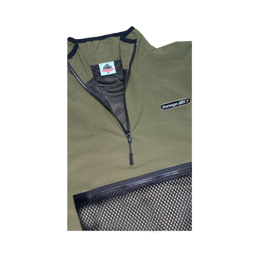 Tundra Quarter Zipper Jacket Army Green