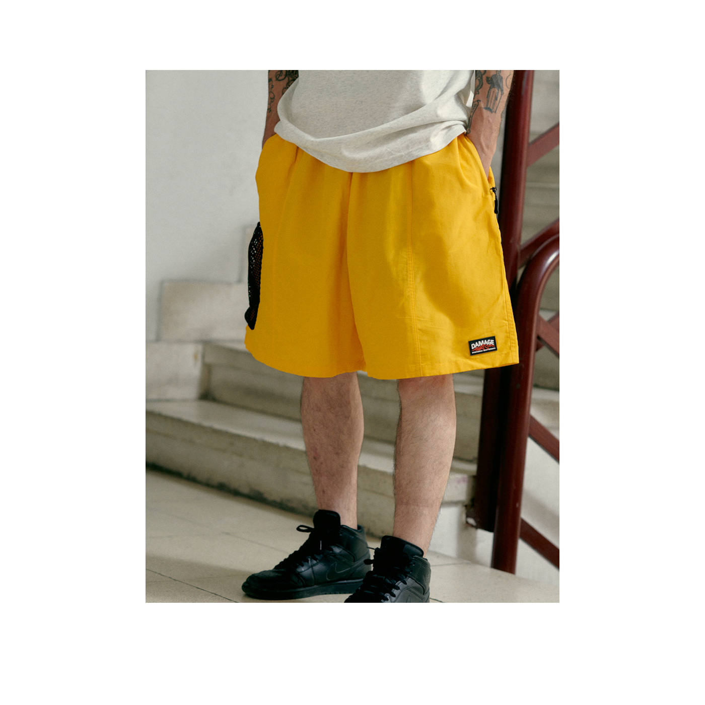 Trail Shorts Yellow